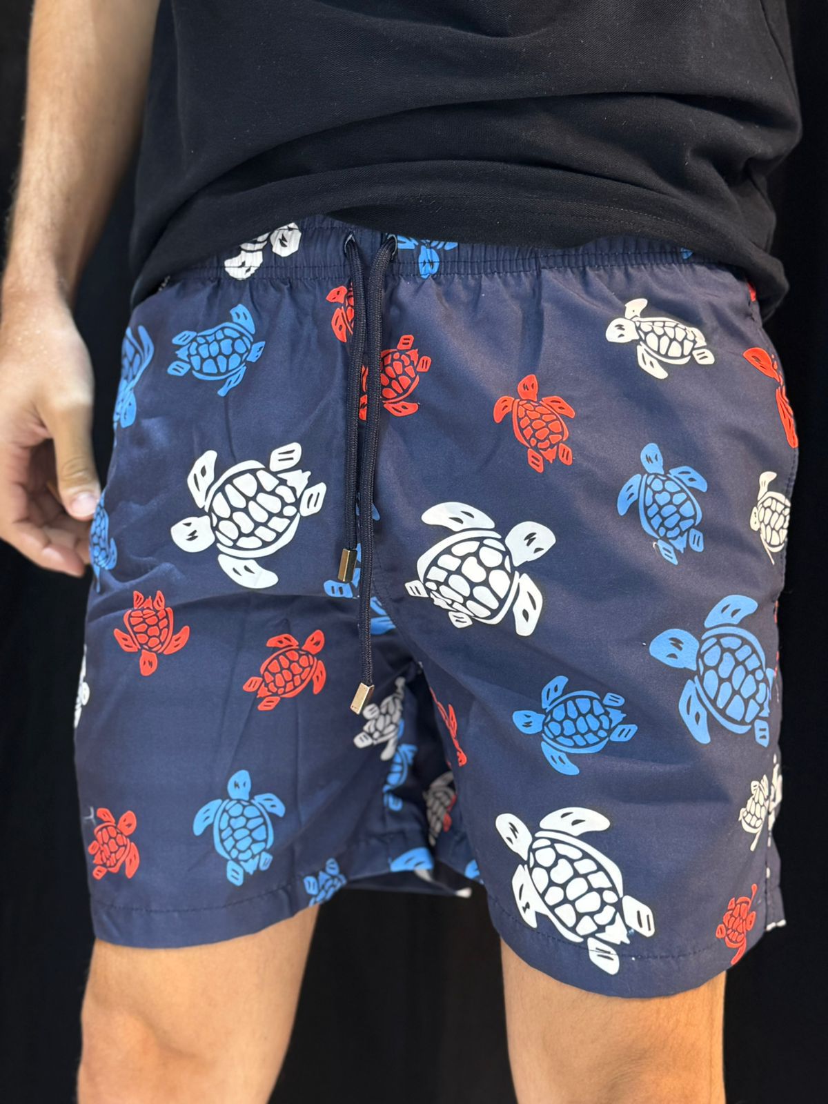 Short Ultra Griffe Villa - Azul/Est - 02883 - Conceito 62