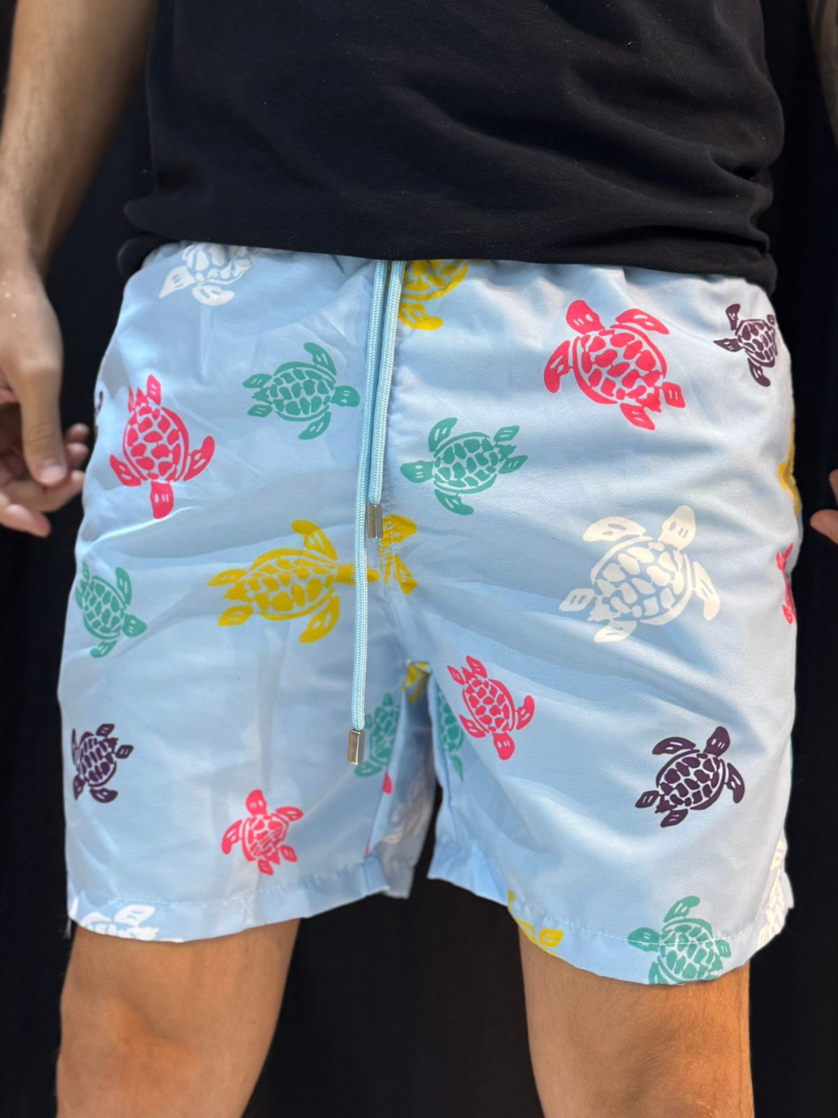 Short Ultra Griffe Villa - Azul/Est - 02884 - Conceito 62