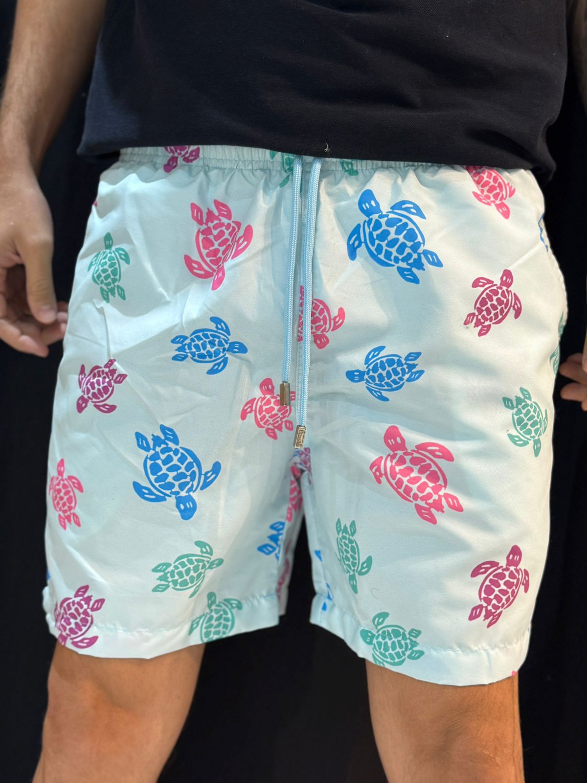 Short Ultra Griffe Villa - Azul/Est - 02885 - Conceito 62