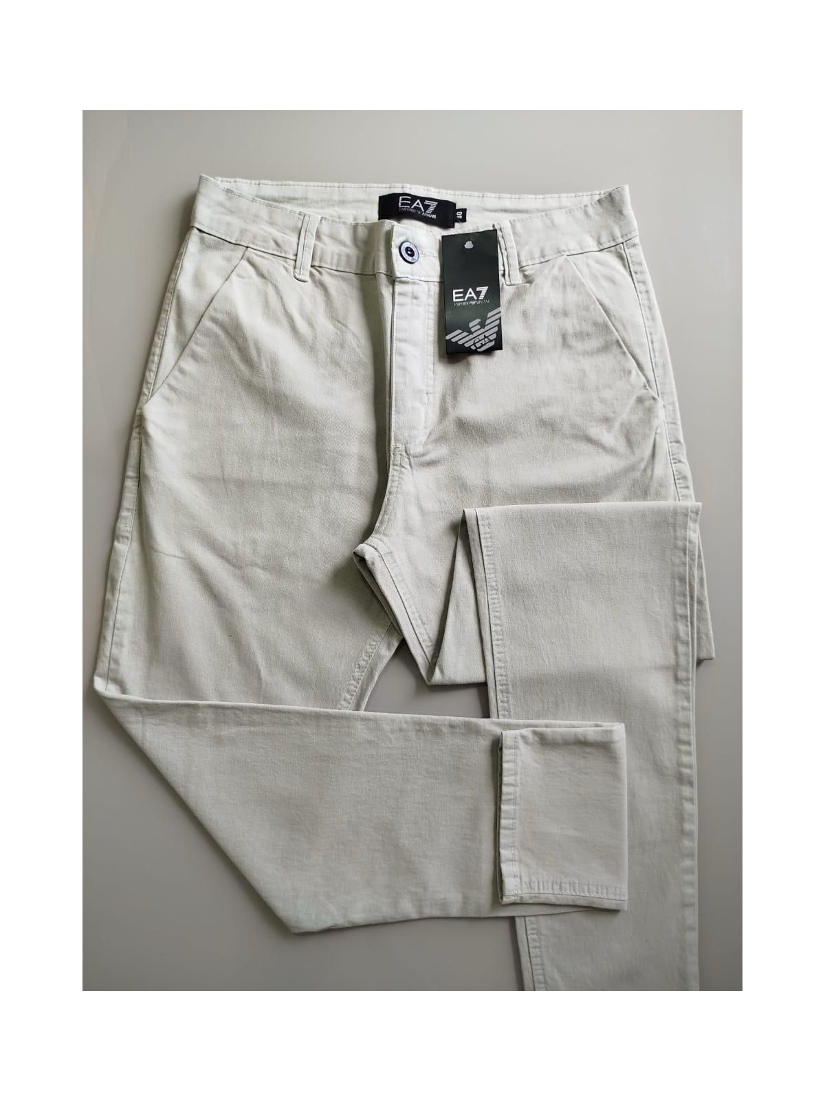 Calça Sarja Bege Ea - 00089 - Conceito 62