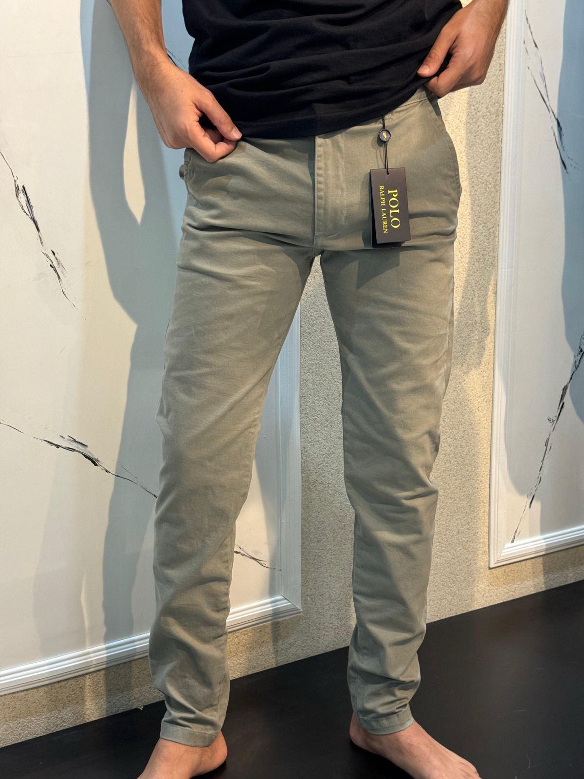 Calça Sarja Polo Cinza Claro - 00091 - Conceito 62