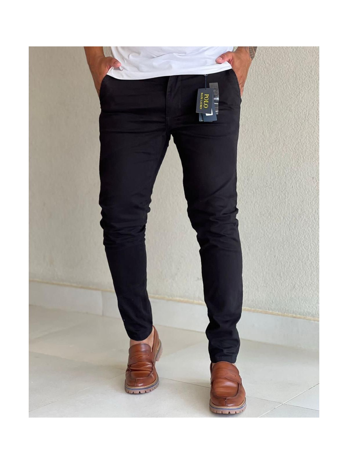 Calça Sarja BSS Preto - 00095 - Conceito 62