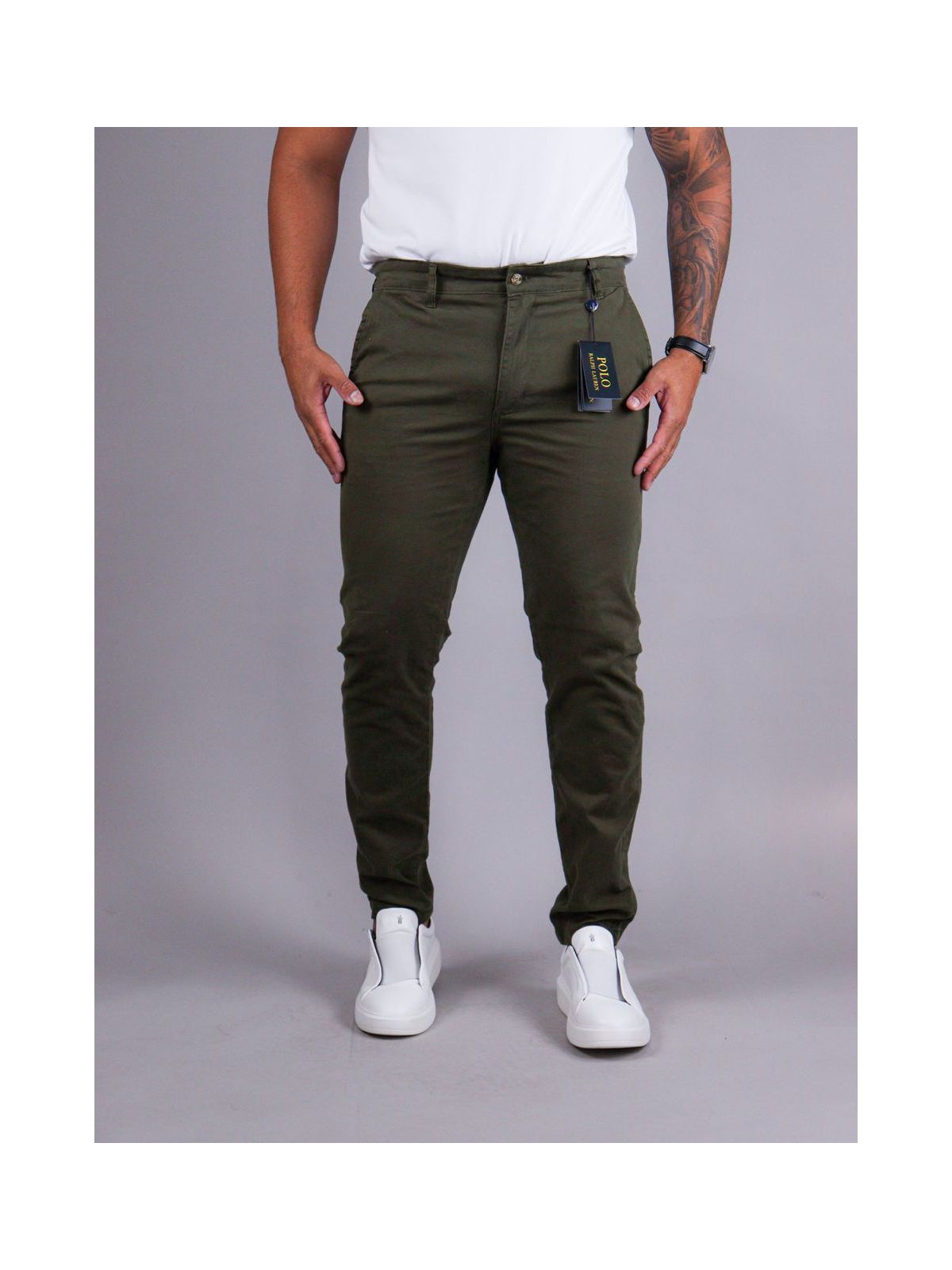 Calça Sarja Polo Verde - 00103 - Conceito 62