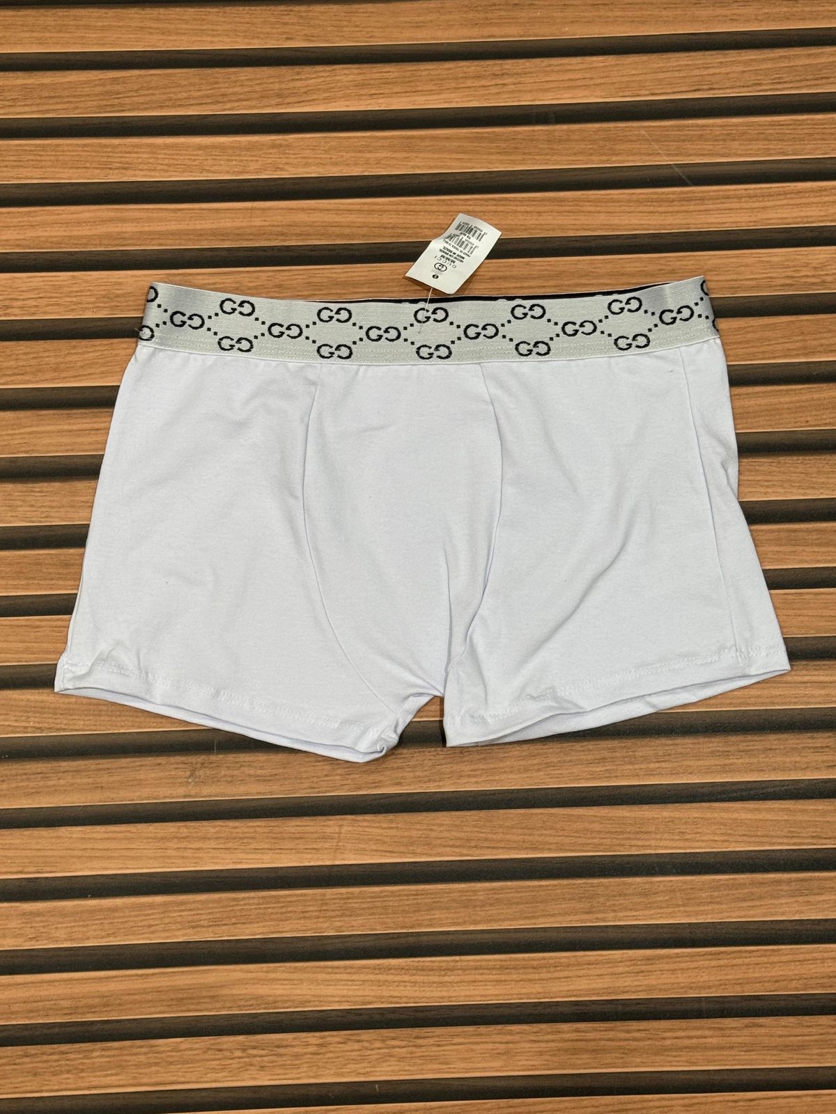 Cueca Boxer Gucci branco - 00159 - Conceito 62