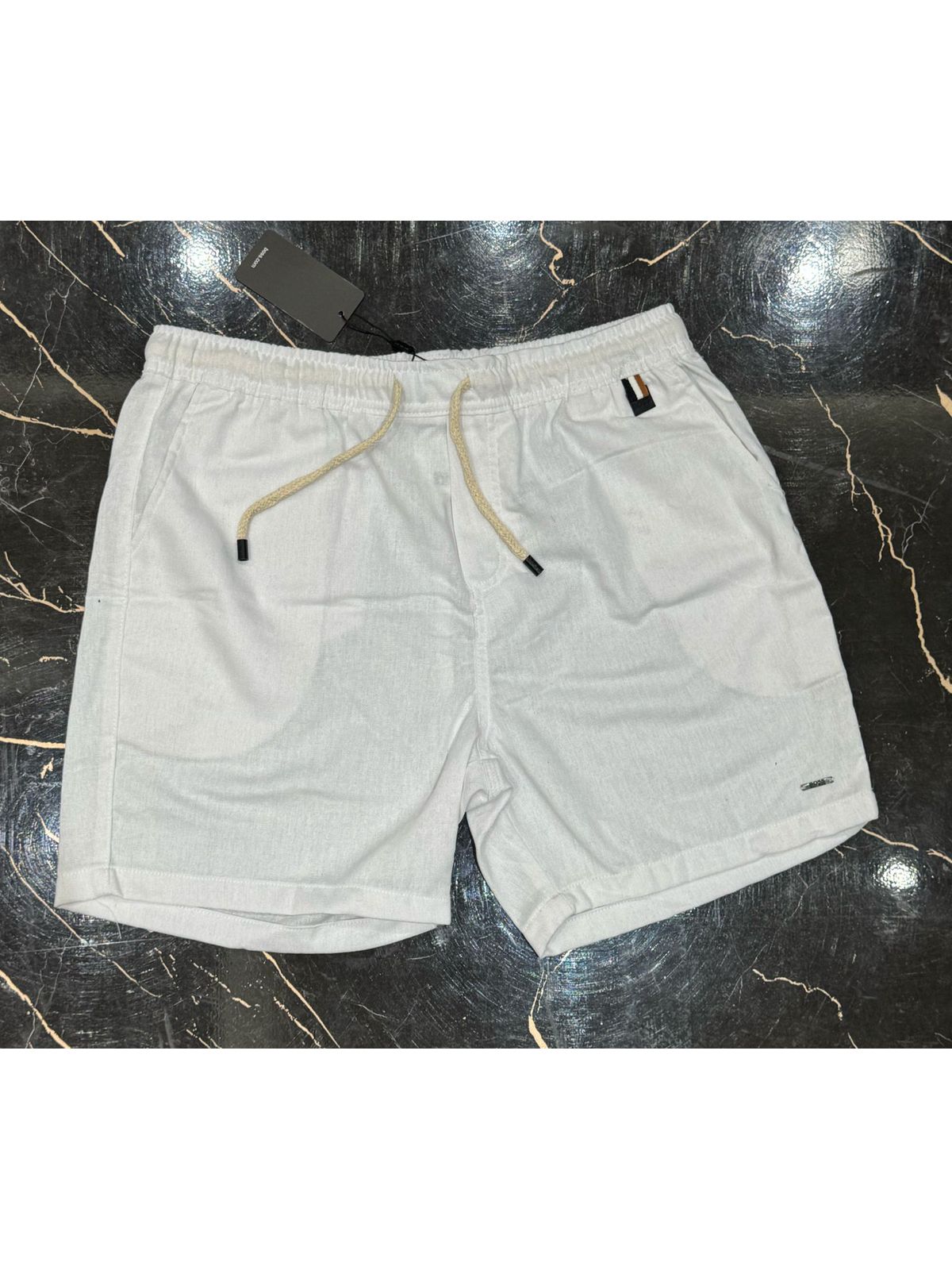 Short linho Branco Bss - 00141 - Conceito 62