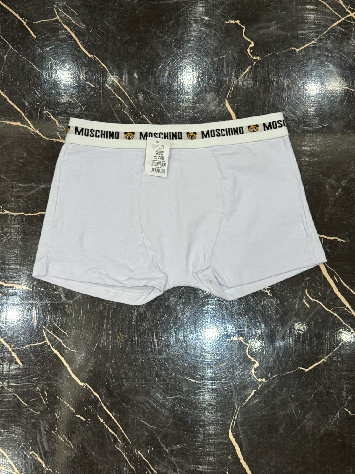 Cueca Boxer Moschino Branco - 00184 - Conceito 62