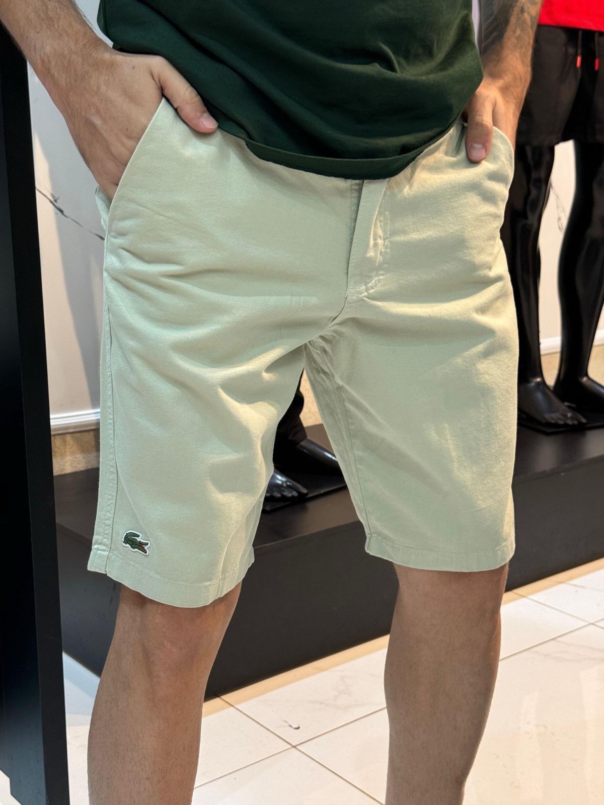 Bermuda Sarja LCST Verde Claro - 00232 - Conceito 62