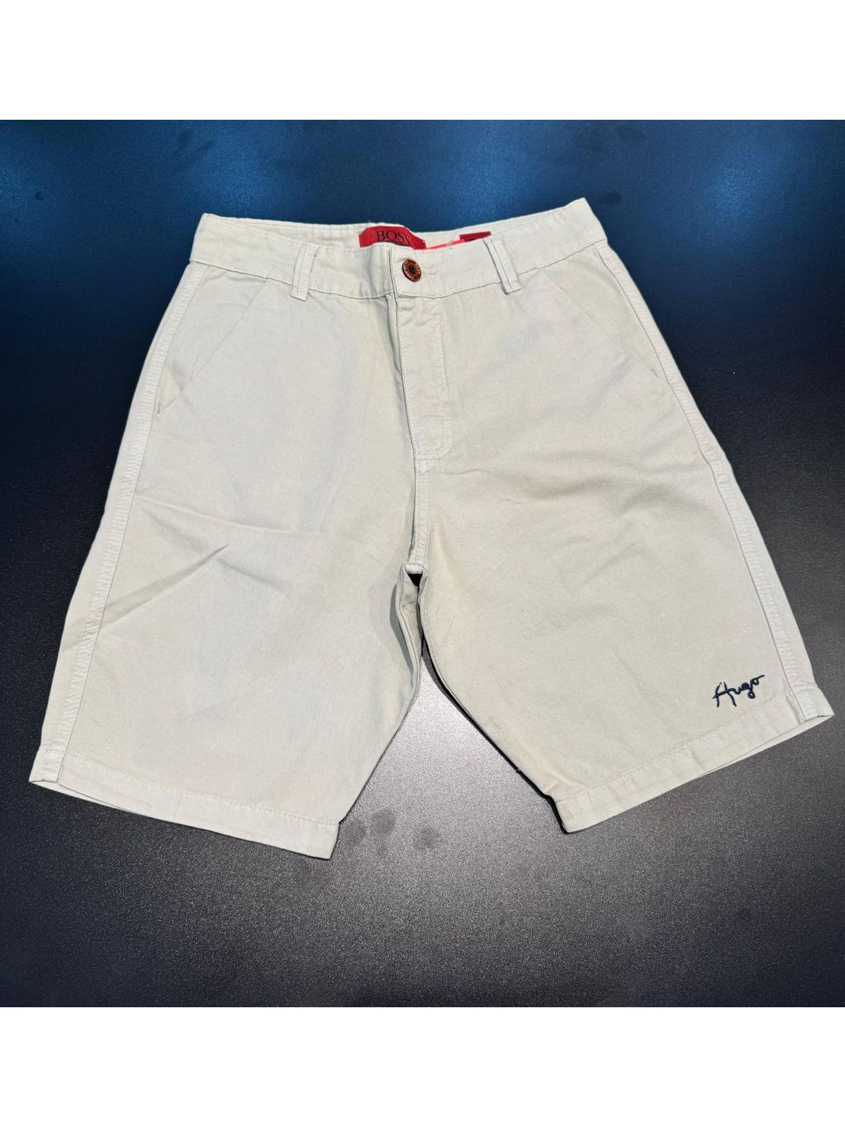 Bermuda Sarja Hugo Bege Claro - 00233 - Conceito 62