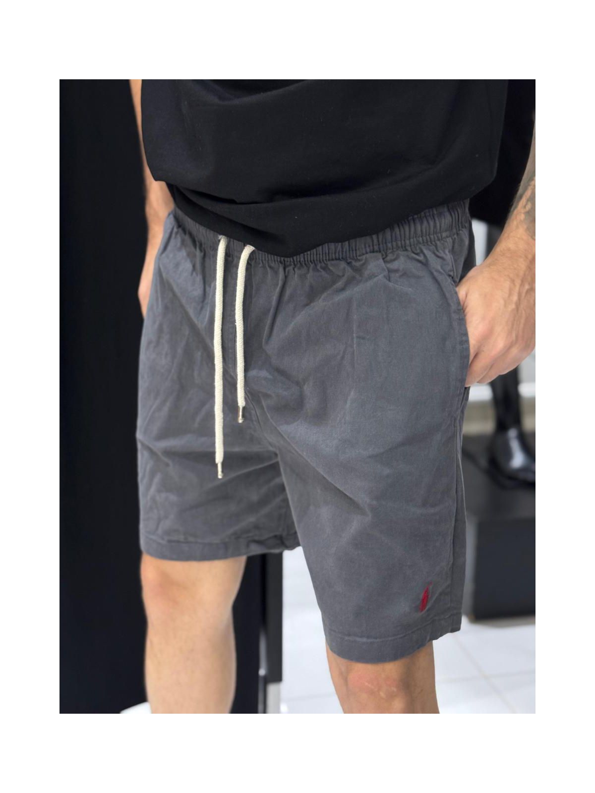 Short Sarja Ralph Cinza Escuro - 00250 - Conceito 62