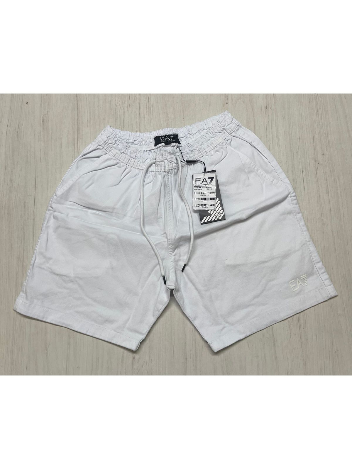 Short Sarja EA7 Branco - 00263 - Conceito 62