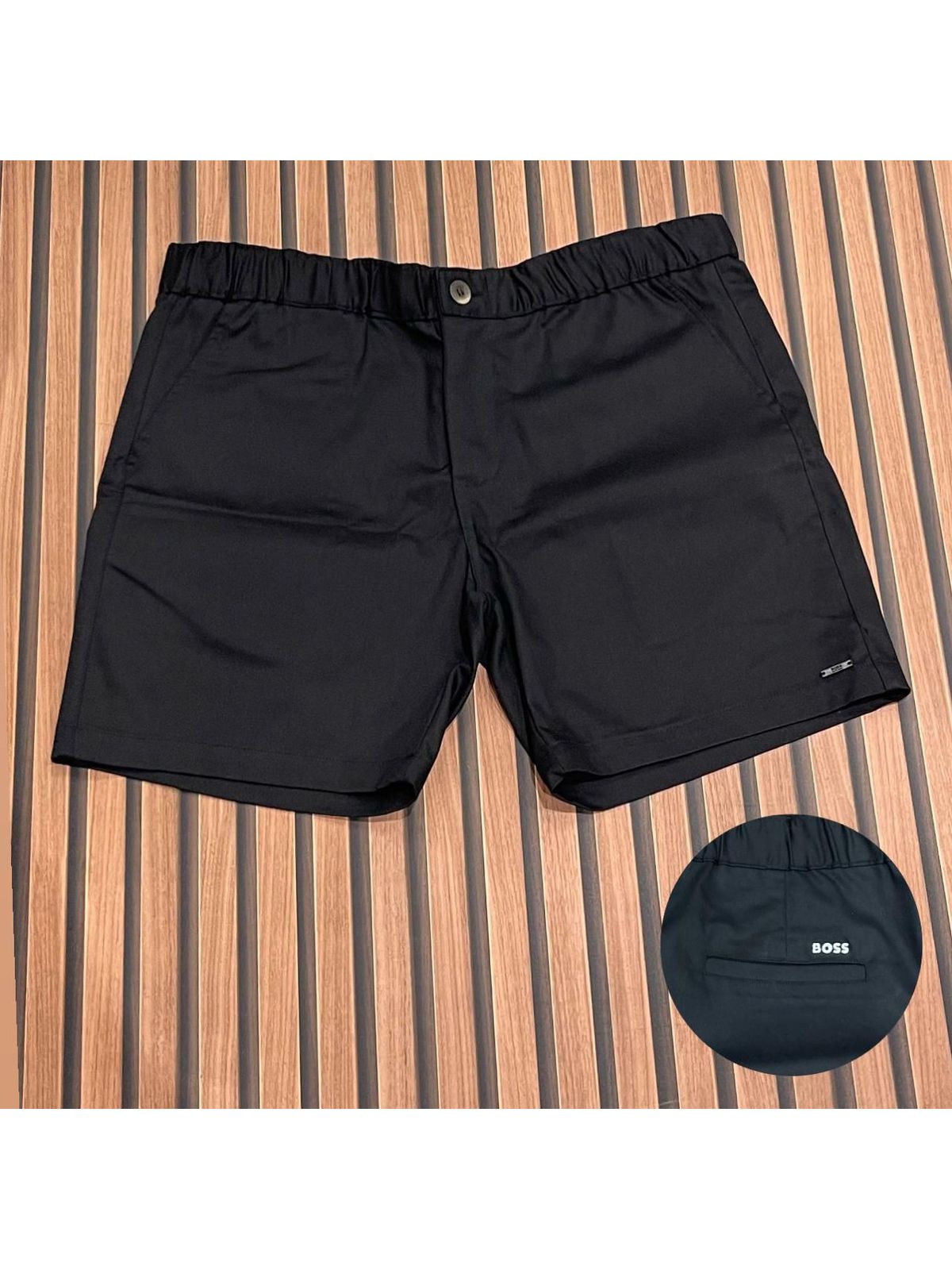 Short Ultra linho BSS Preto - 00270 - Conceito 62