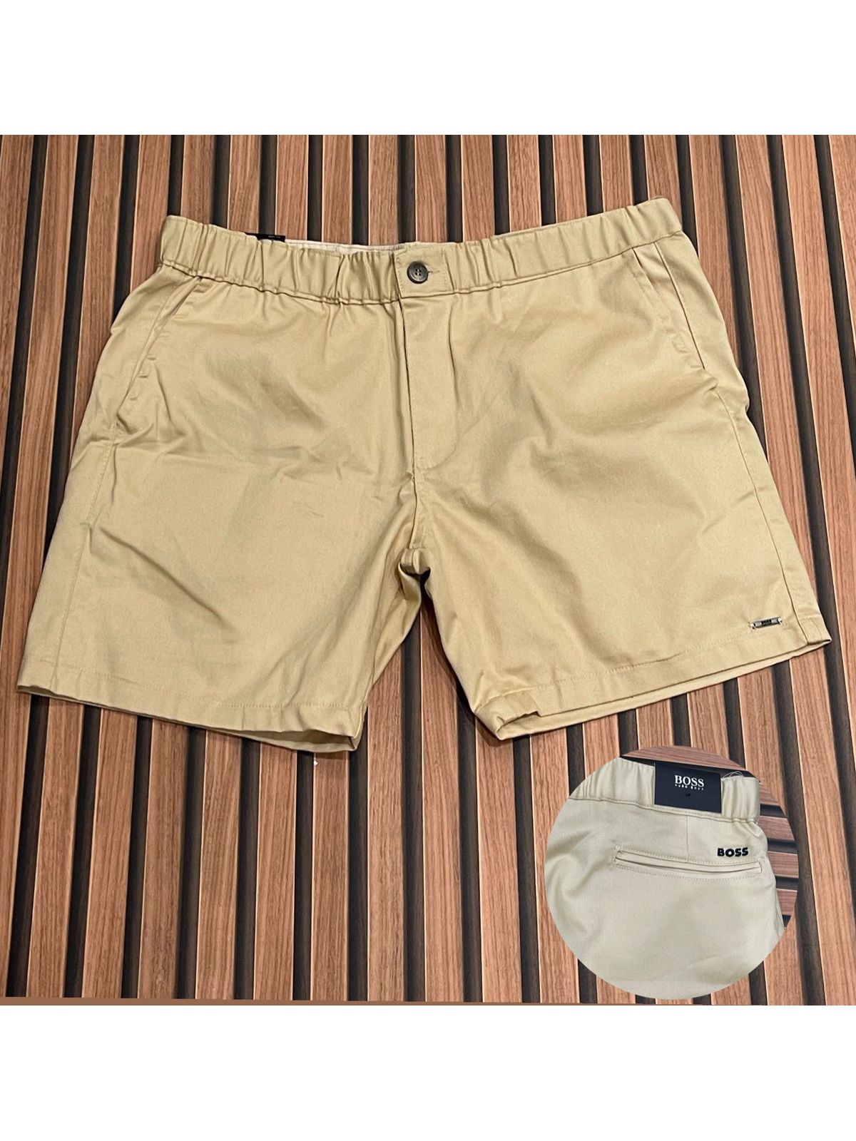 Short Ultra Linho Caqui - 00274 - Conceito 62