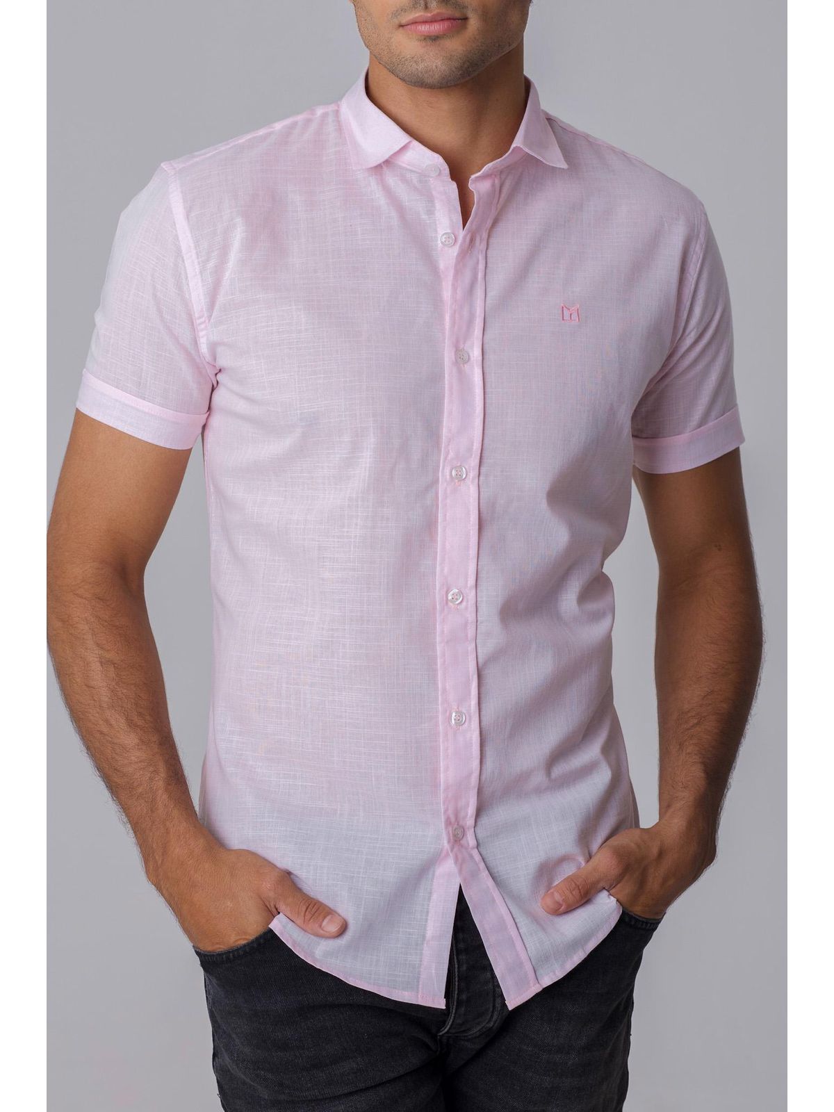 Camisa Social MF Rosa - 00279 - Conceito 62