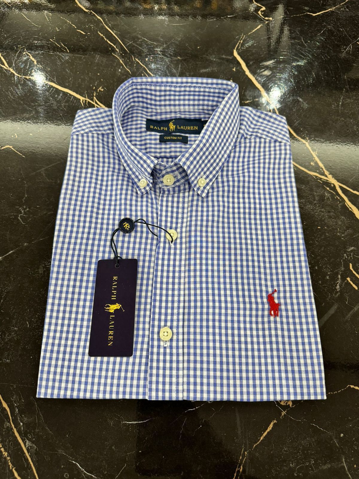 Camisa Social Ralph Azul Xadrez - 00290 - Conceito 62