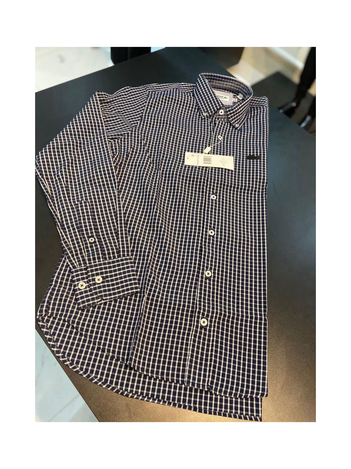 Camisa Social LCST Preto Xadrez Comprida - 00309 - Conceito 62