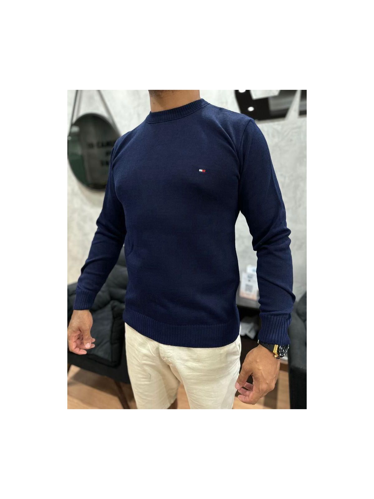 Suéter Premium TH Azul Marinho - 00312 - Conceito 62