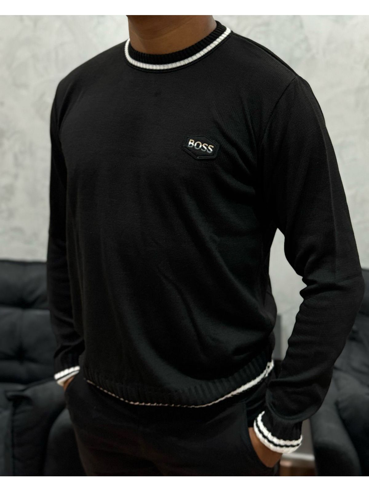 Suéter Premium BSS Preto - 00337 - Conceito 62