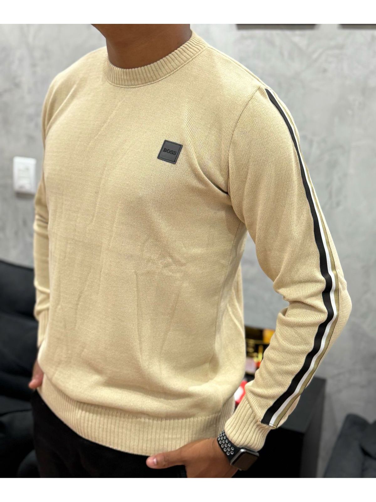 Suéter Premium BSS Bege - 00340 - Conceito 62