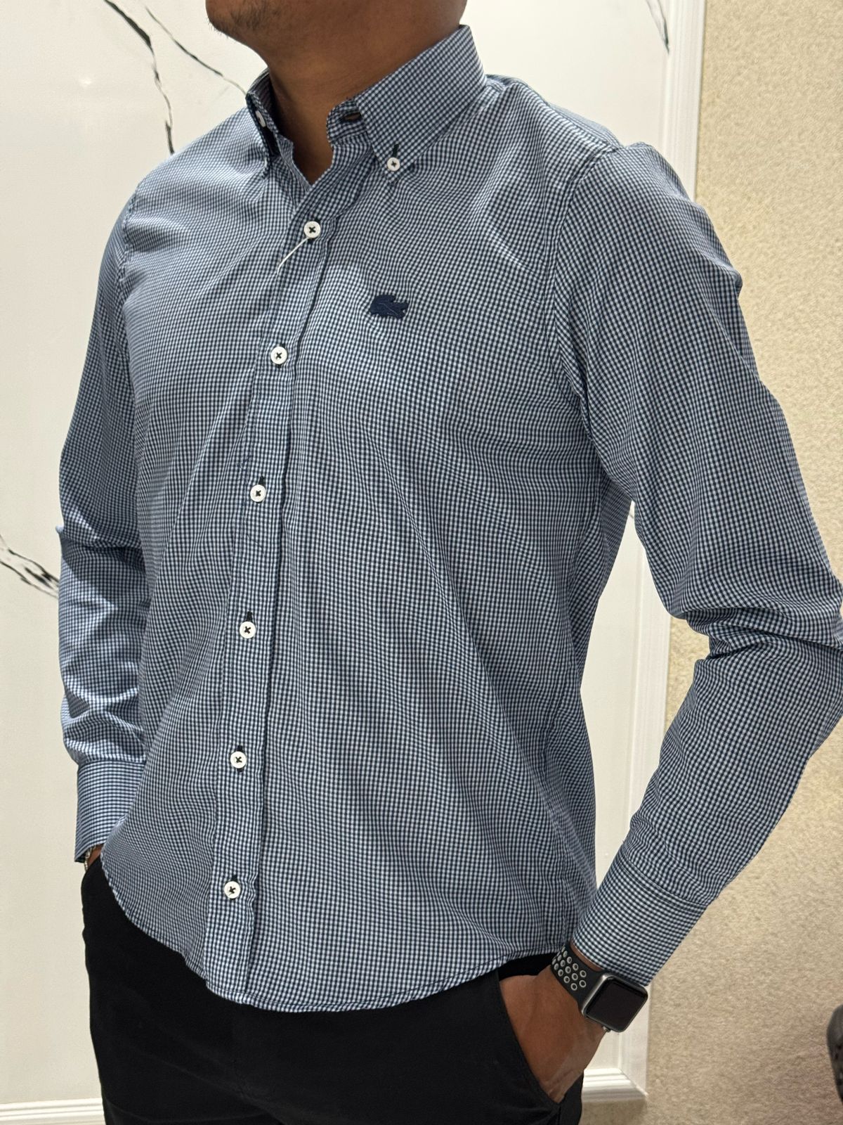 Camisa Social LCST Azul longa - 00350 - Conceito 62