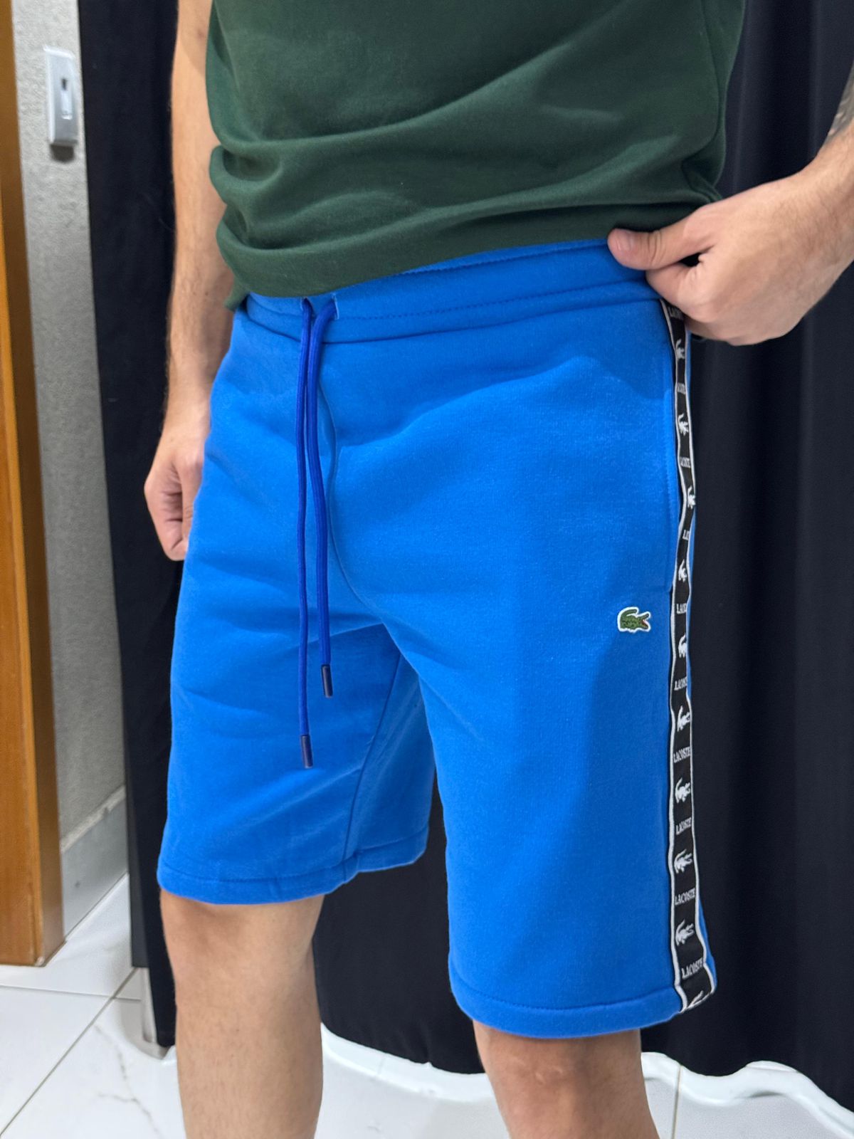 Bermuda Moletom LCST Azul - 00359 - Conceito 62