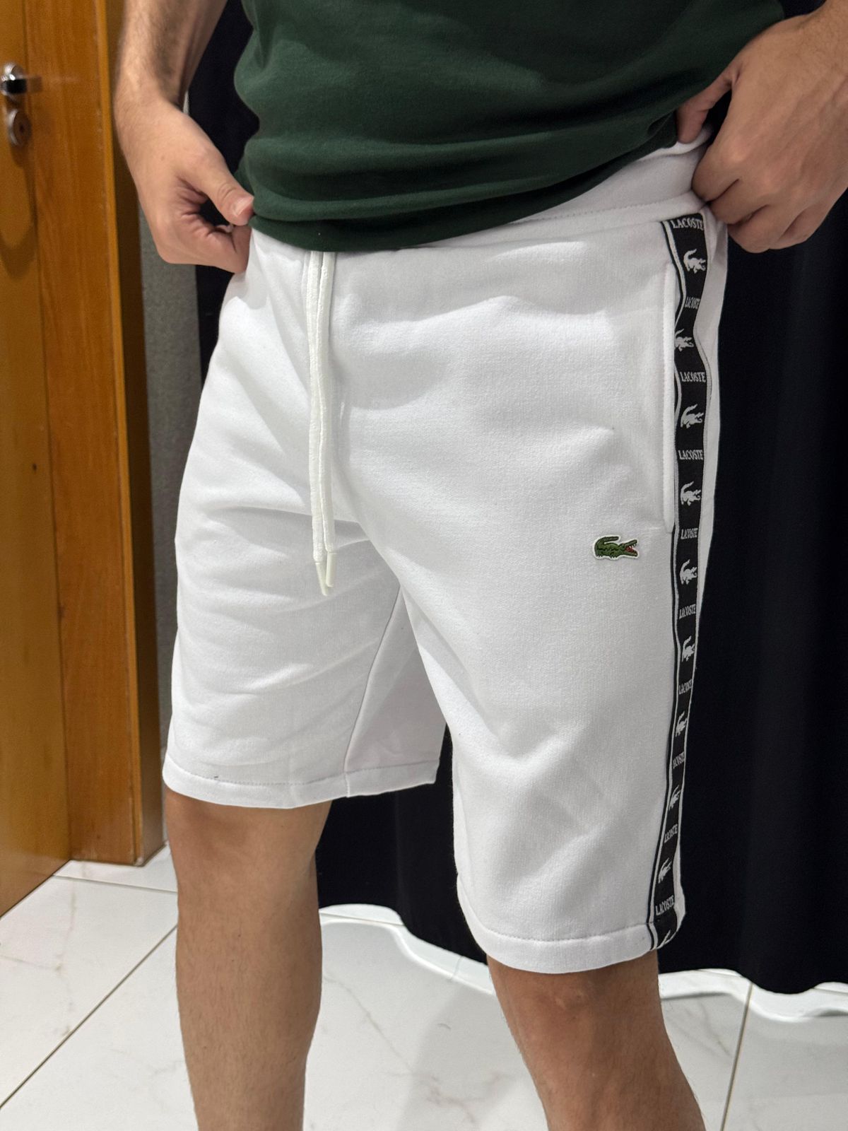 Bermuda Moletom LCST Branco - 00360 - Conceito 62