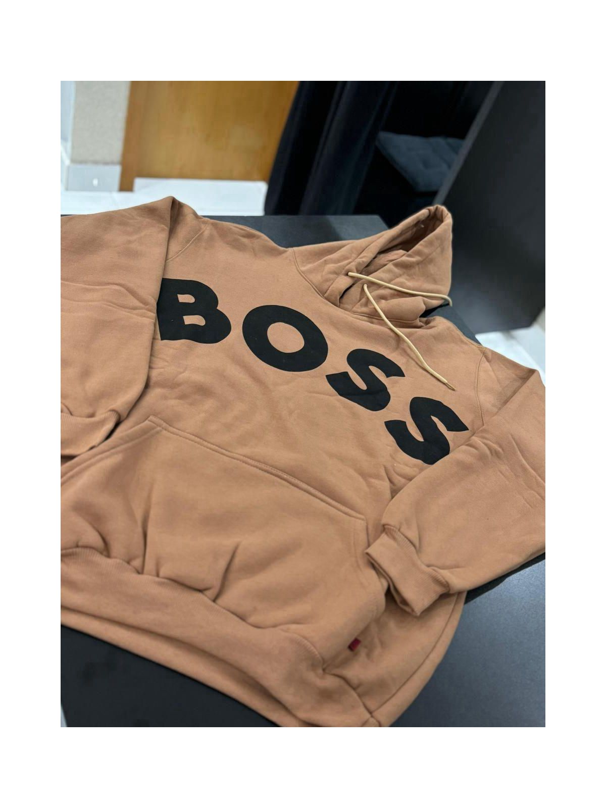 Blusão Moletom BSS Bege Escuro - 00407 - Conceito 62