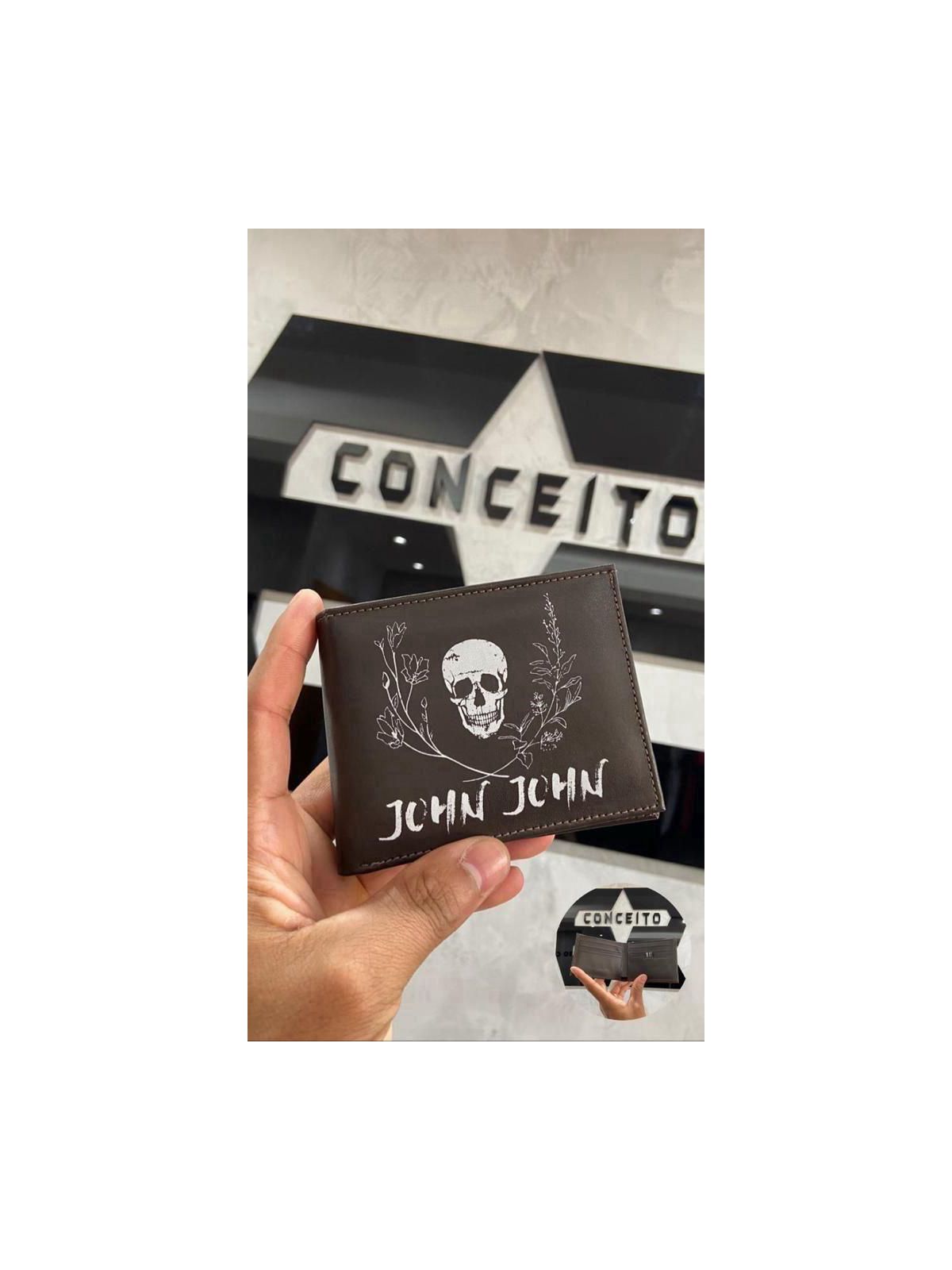 Carteira JJ Marrom BR - 00440 - Conceito 62