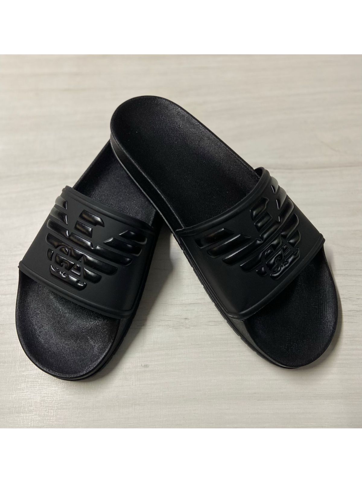 Chinelo Slide Armani Preto - 00483 - Conceito 62