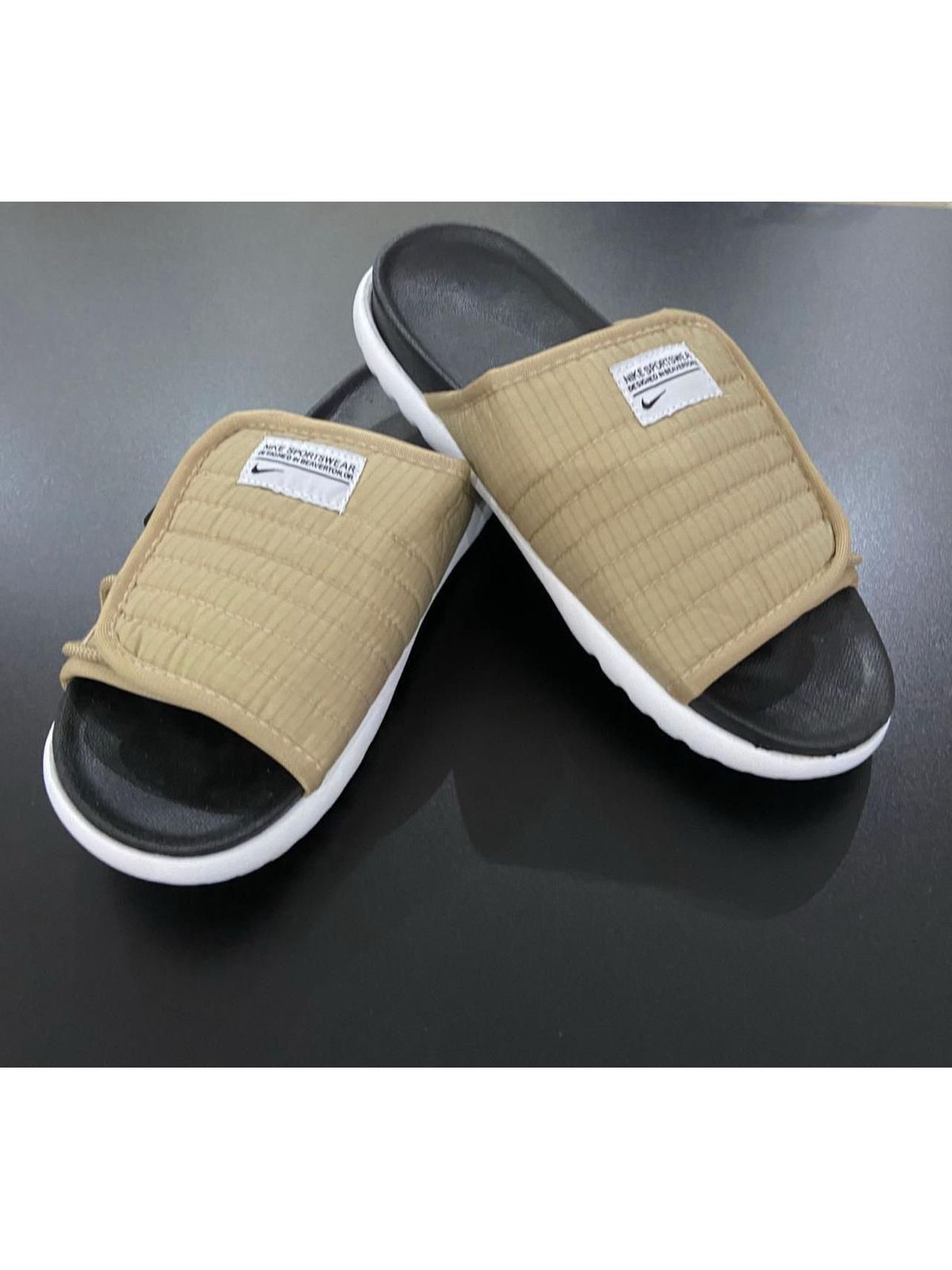 Chinelo Slide Asuna Bege - 00475 - Conceito 62