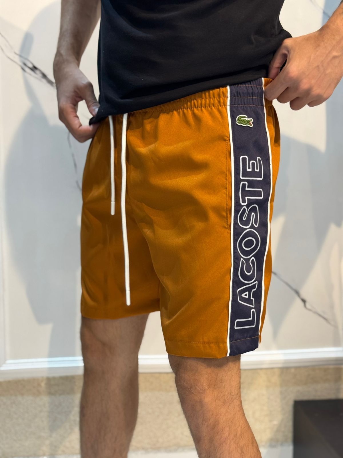 Short Griffe LCST Mostarda - 00561 - Conceito 62