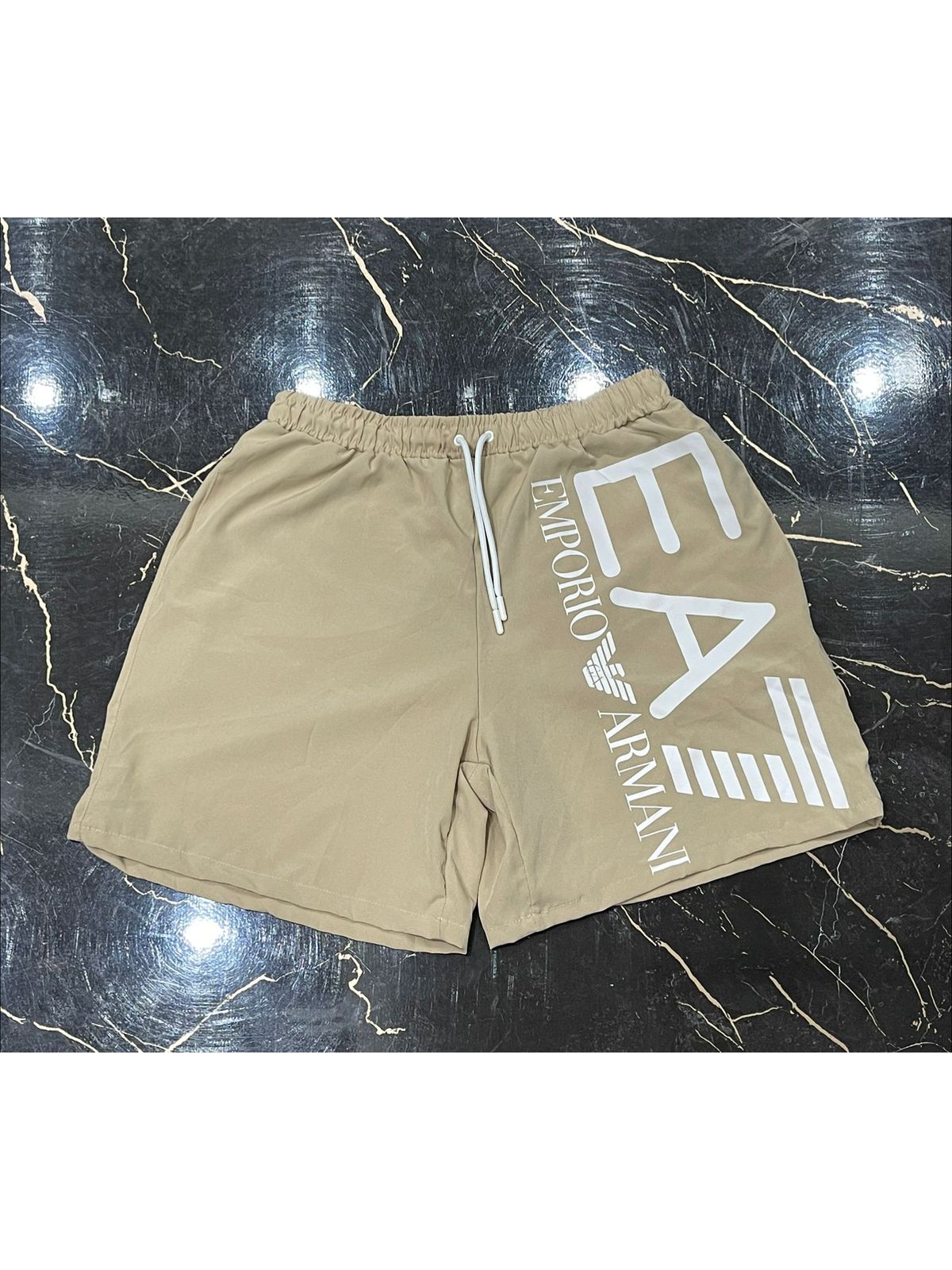 Short Griffe EA7 Bege - 00609 - Conceito 62