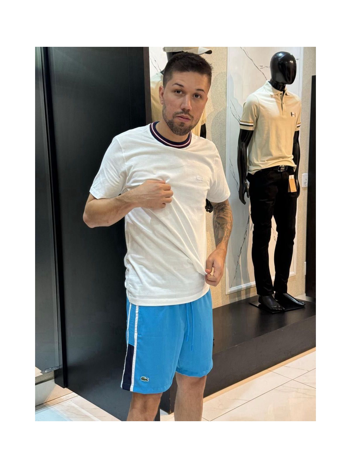 Short Griffe LCST Azul - 00629 - Conceito 62