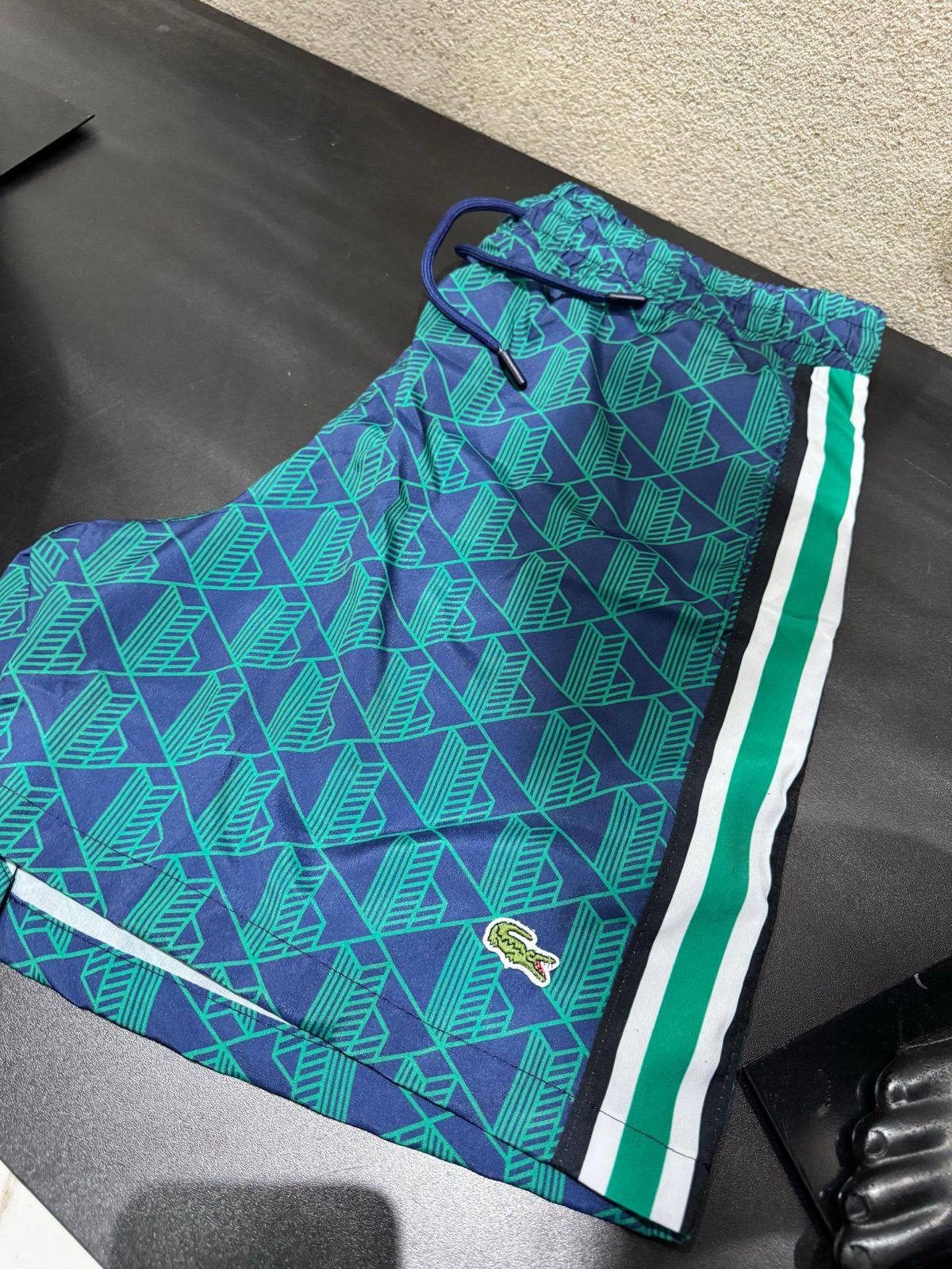 Short Griffe LCST Verde/Azul - 00631 - Conceito 62