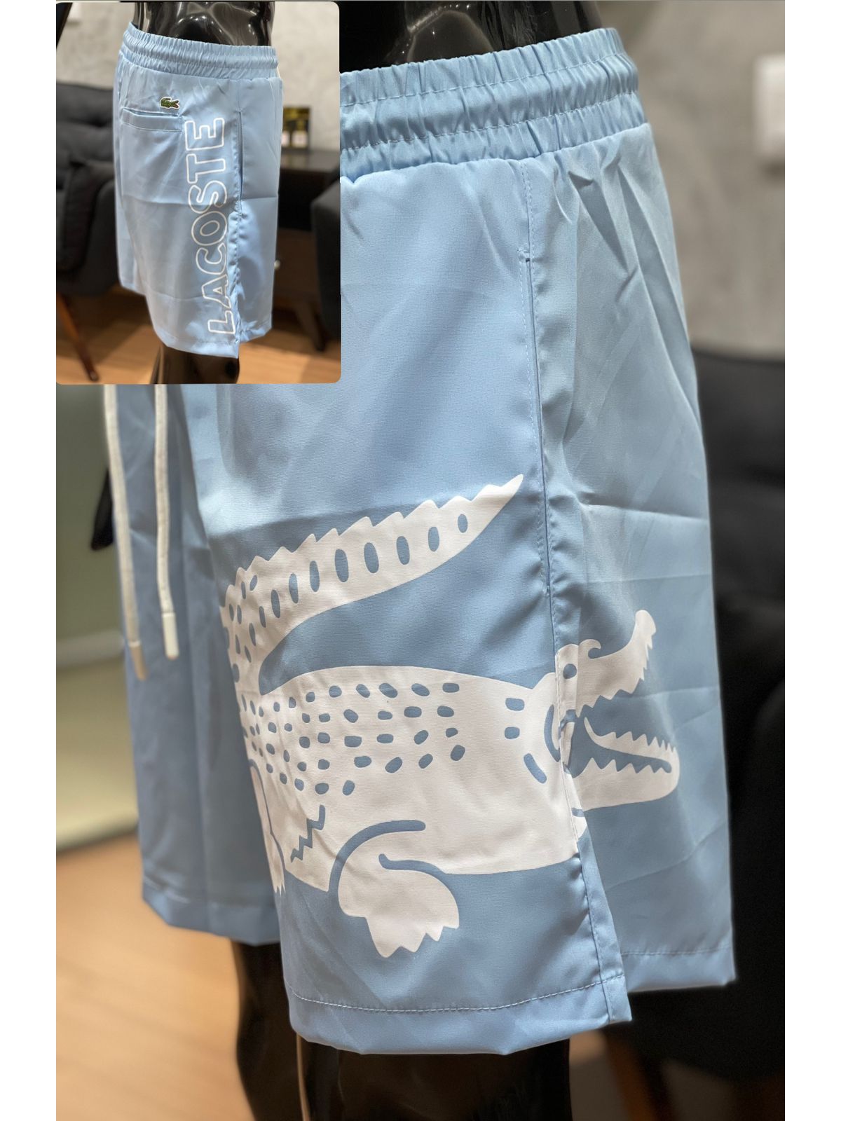 Short Griffe LCST Azul Claro - 00644 - Conceito 62