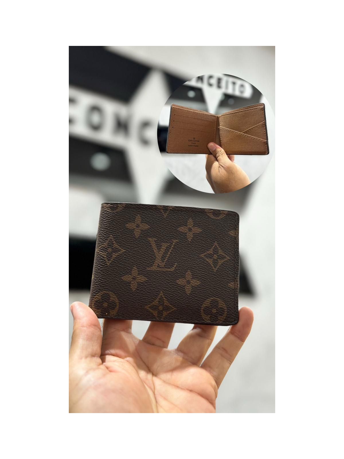 Carteira LV Marrom - 00572 - Conceito 62