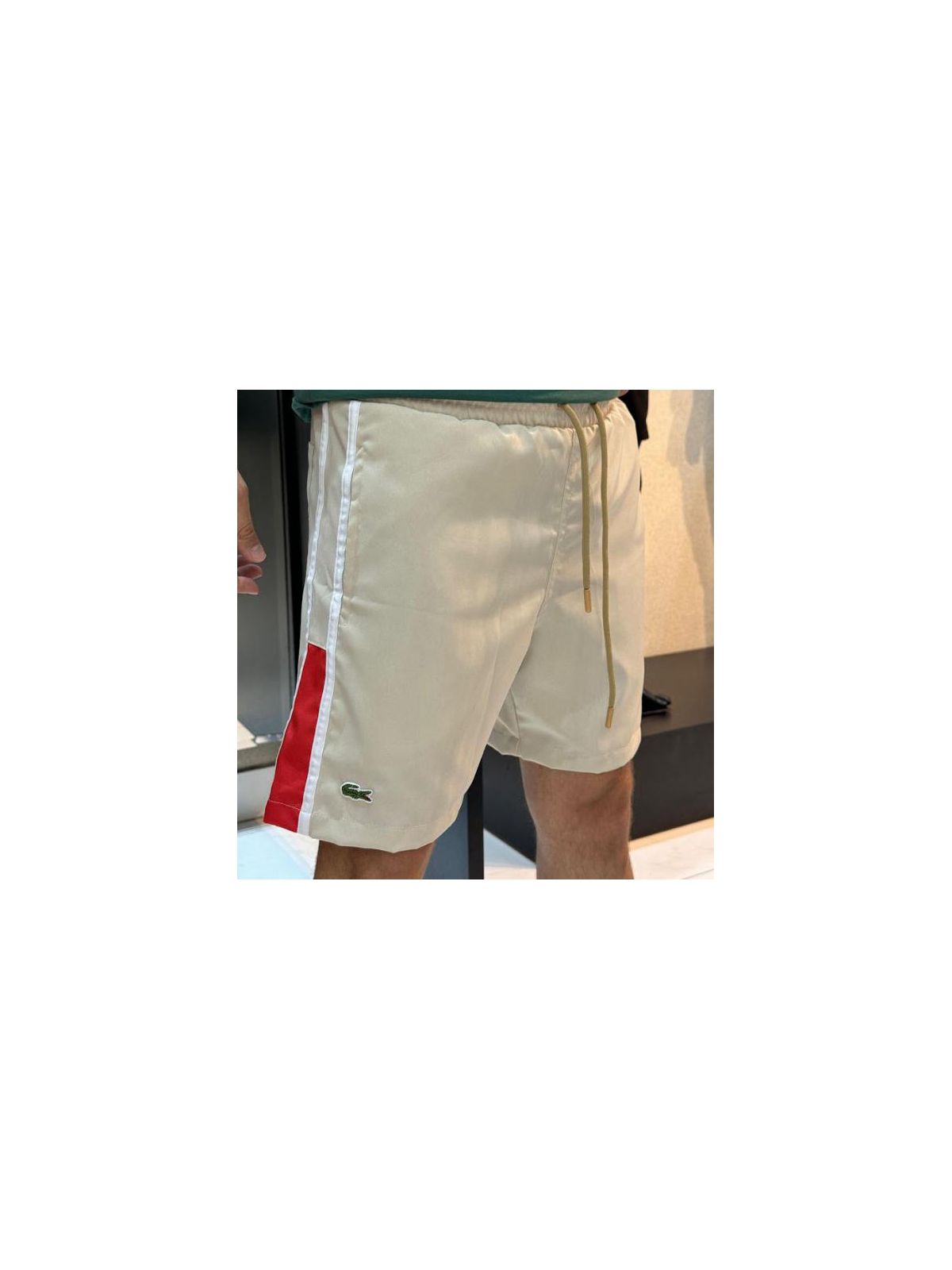 Short Griffe LCST Bege Recorte - 00654 - Conceito 62