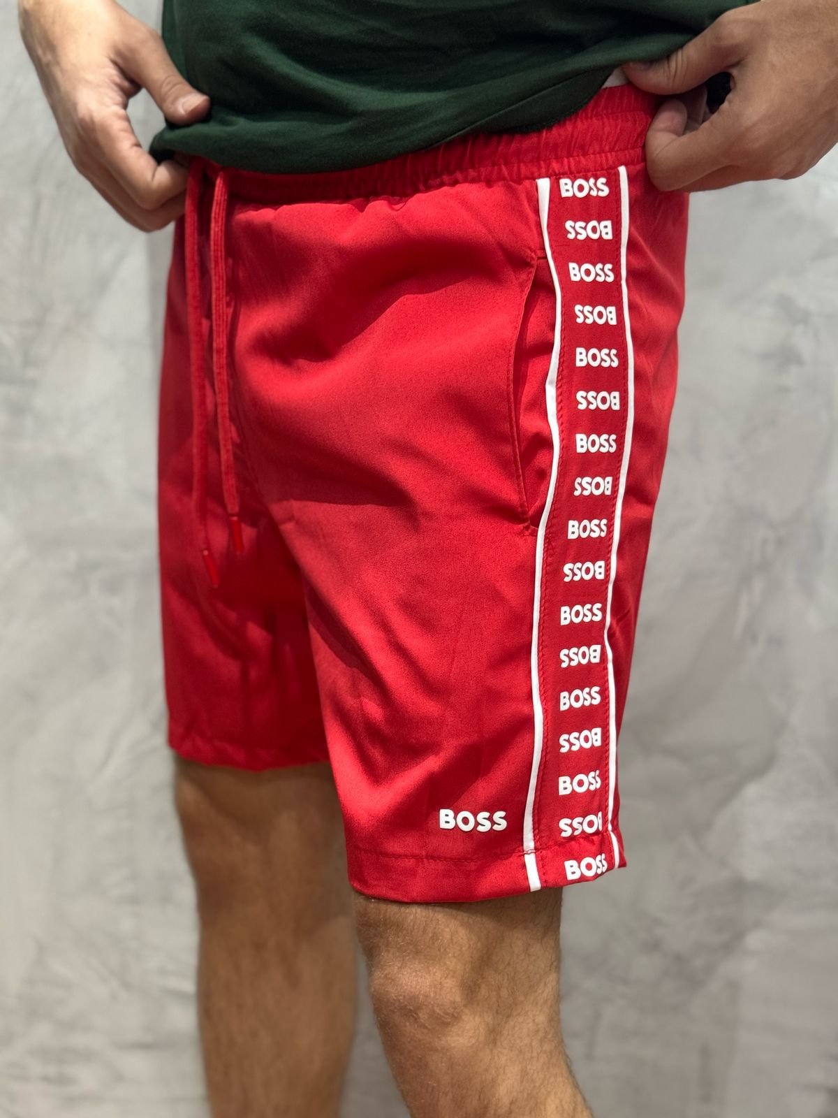 Short Griffe BSS Vermelho - 00670 - Conceito 62