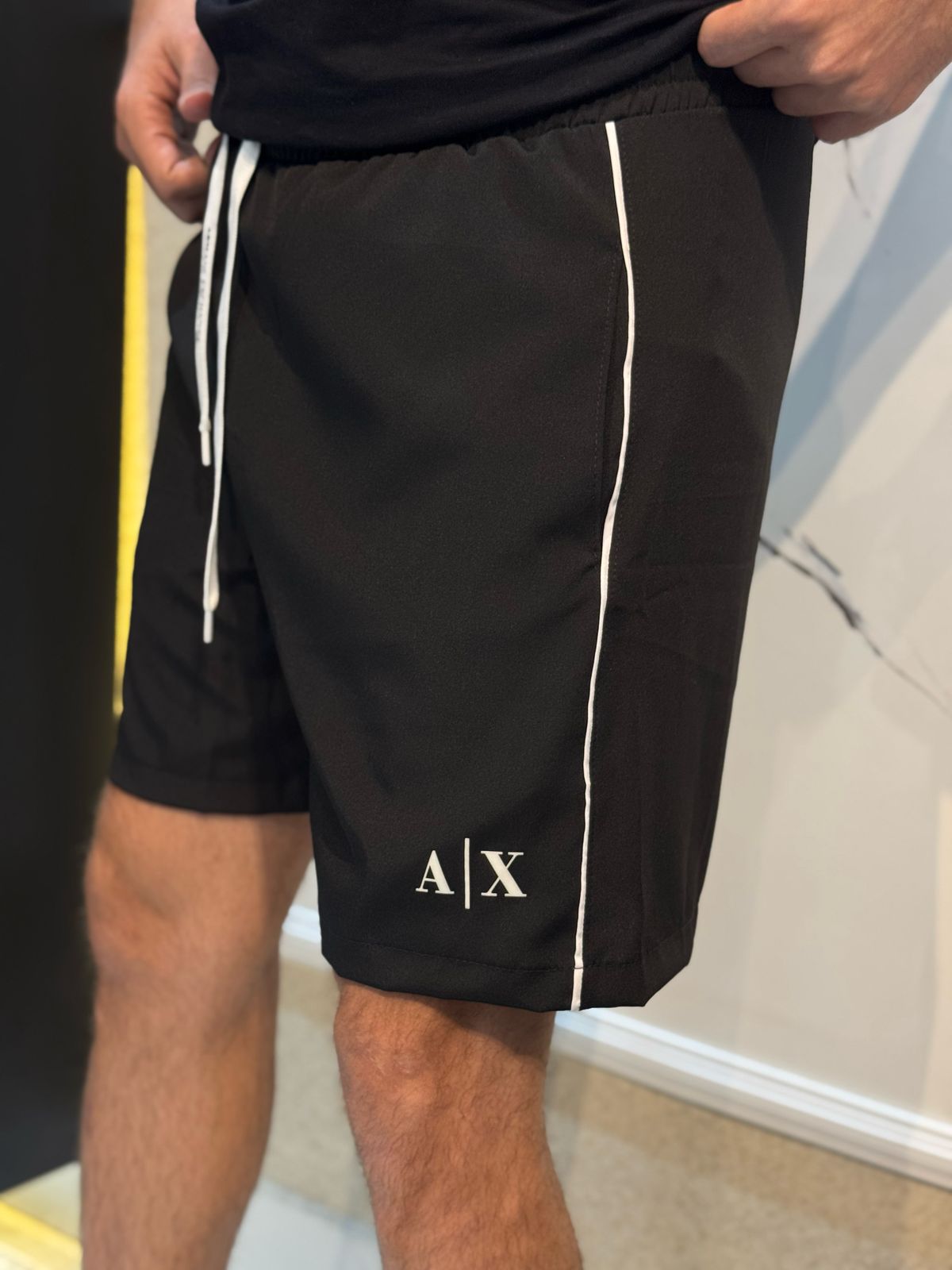 Short Griffe AX Preto - 00678 - Conceito 62