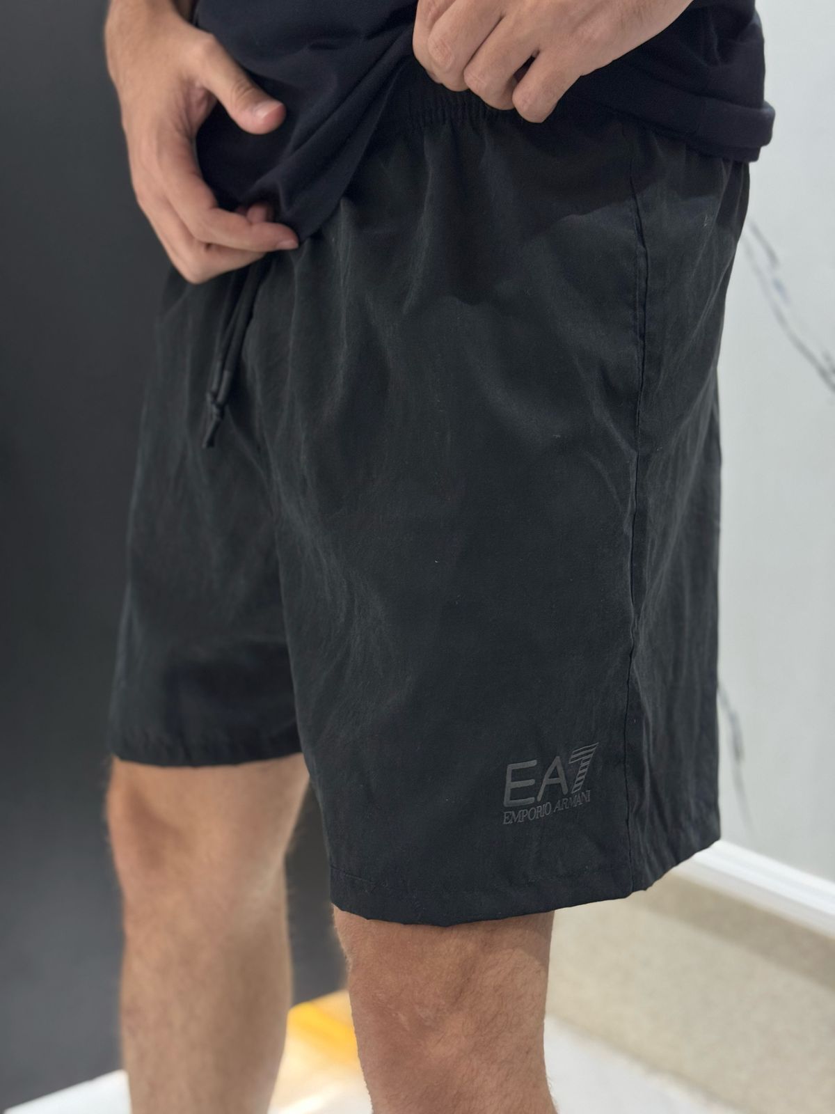 Short Ultra Griffe Forrado EA7 PRETO - 00700 - Conceito 62