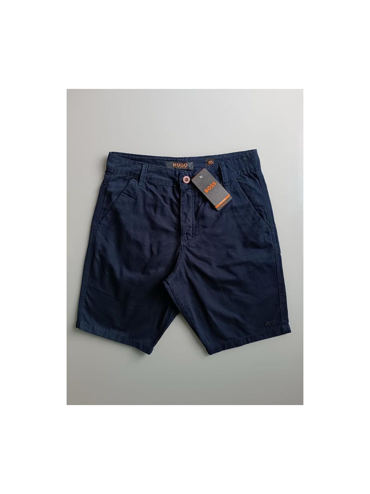 Bermuda Sarja Big Hugo Azul Escuro - 00689 - Conceito 62