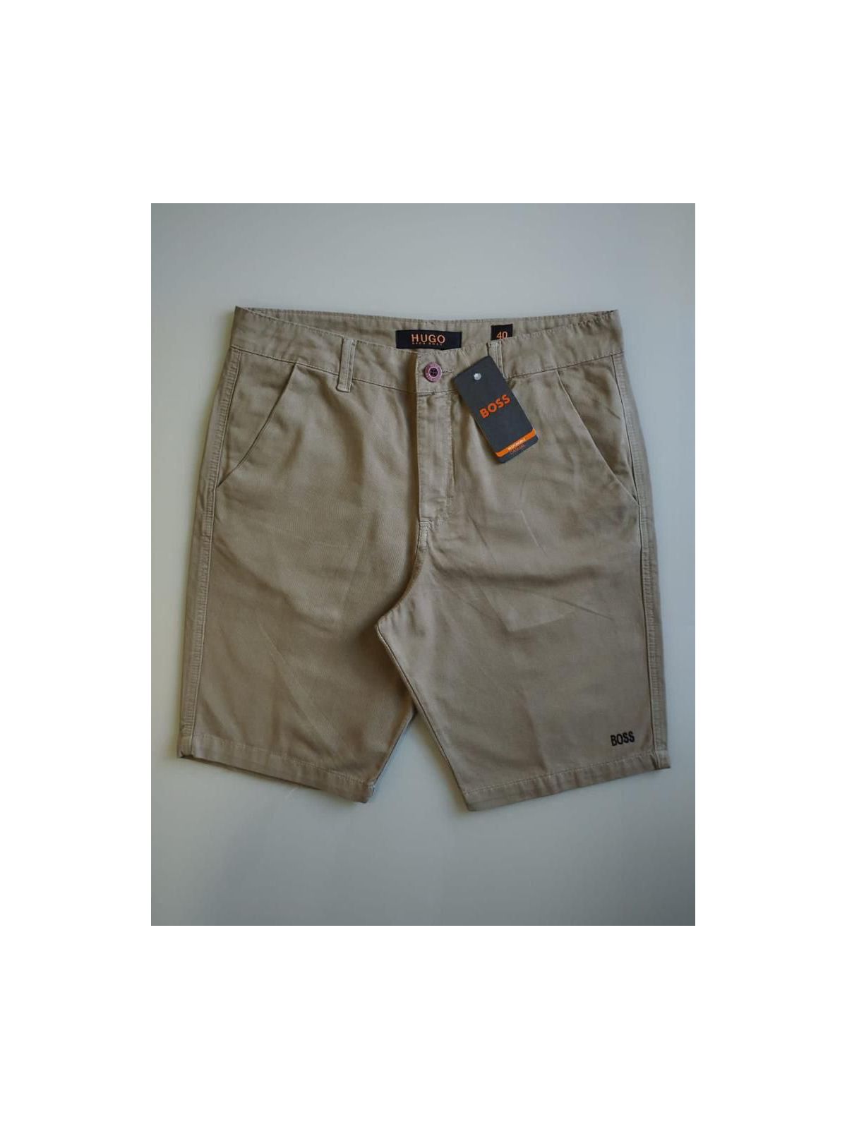 Bermuda Sarja Big Bss Bege Escuro - 00691 - Conceito 62