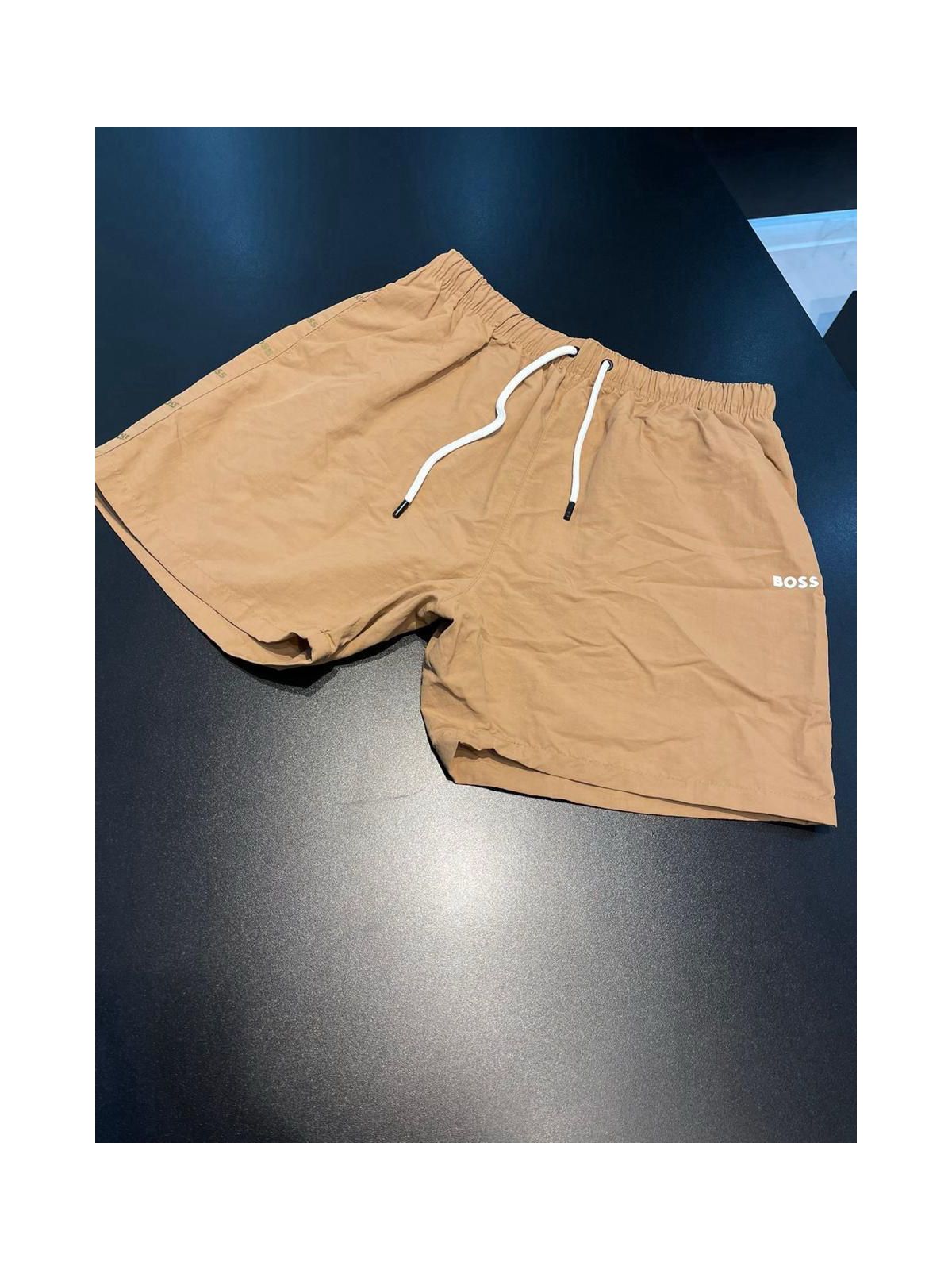 Short Ultra Griffe Forrado BSS Bege - 00731 - Conceito 62