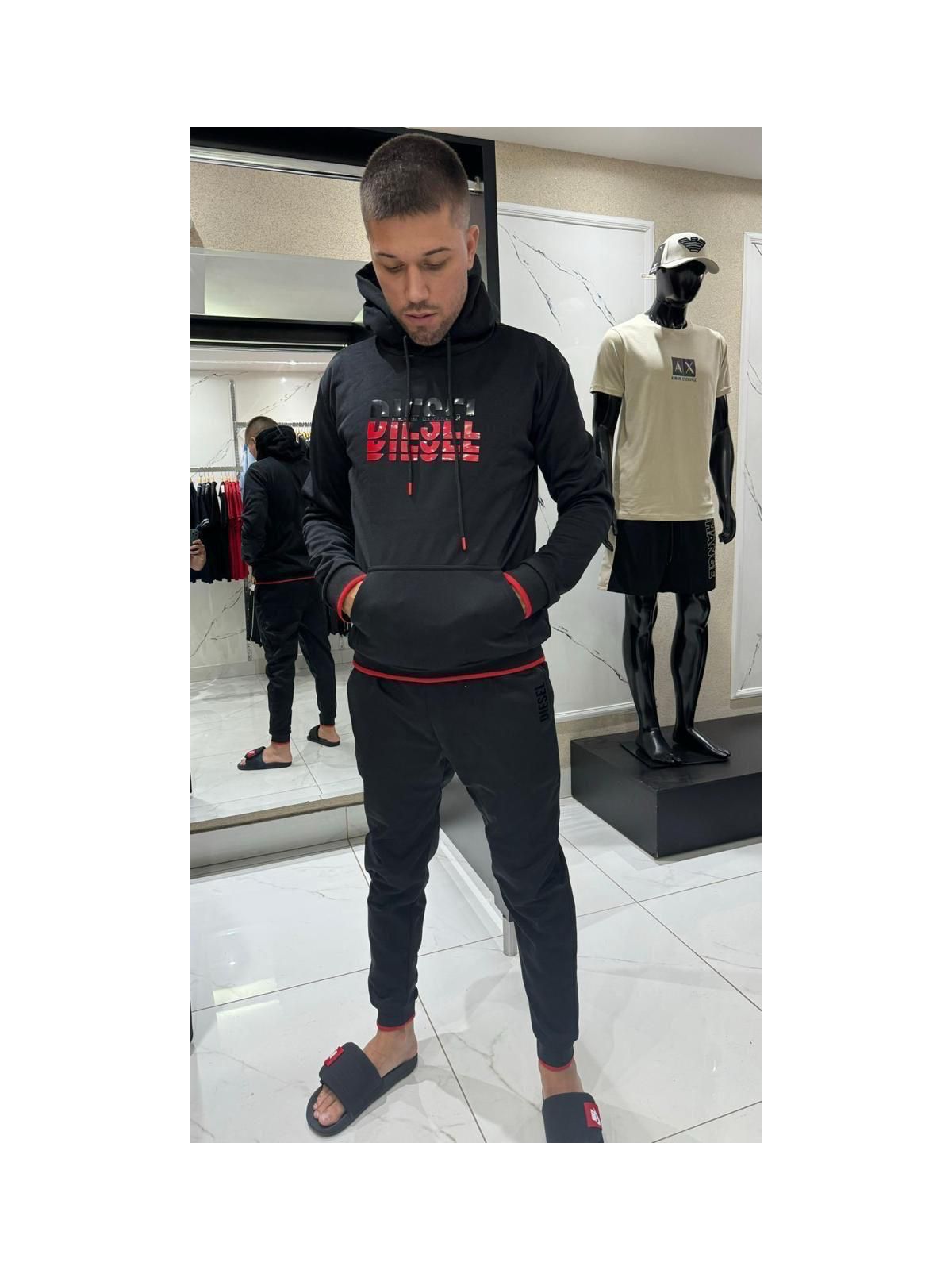 Conjunto Moletom DSL Preto - 00914 - Conceito 62