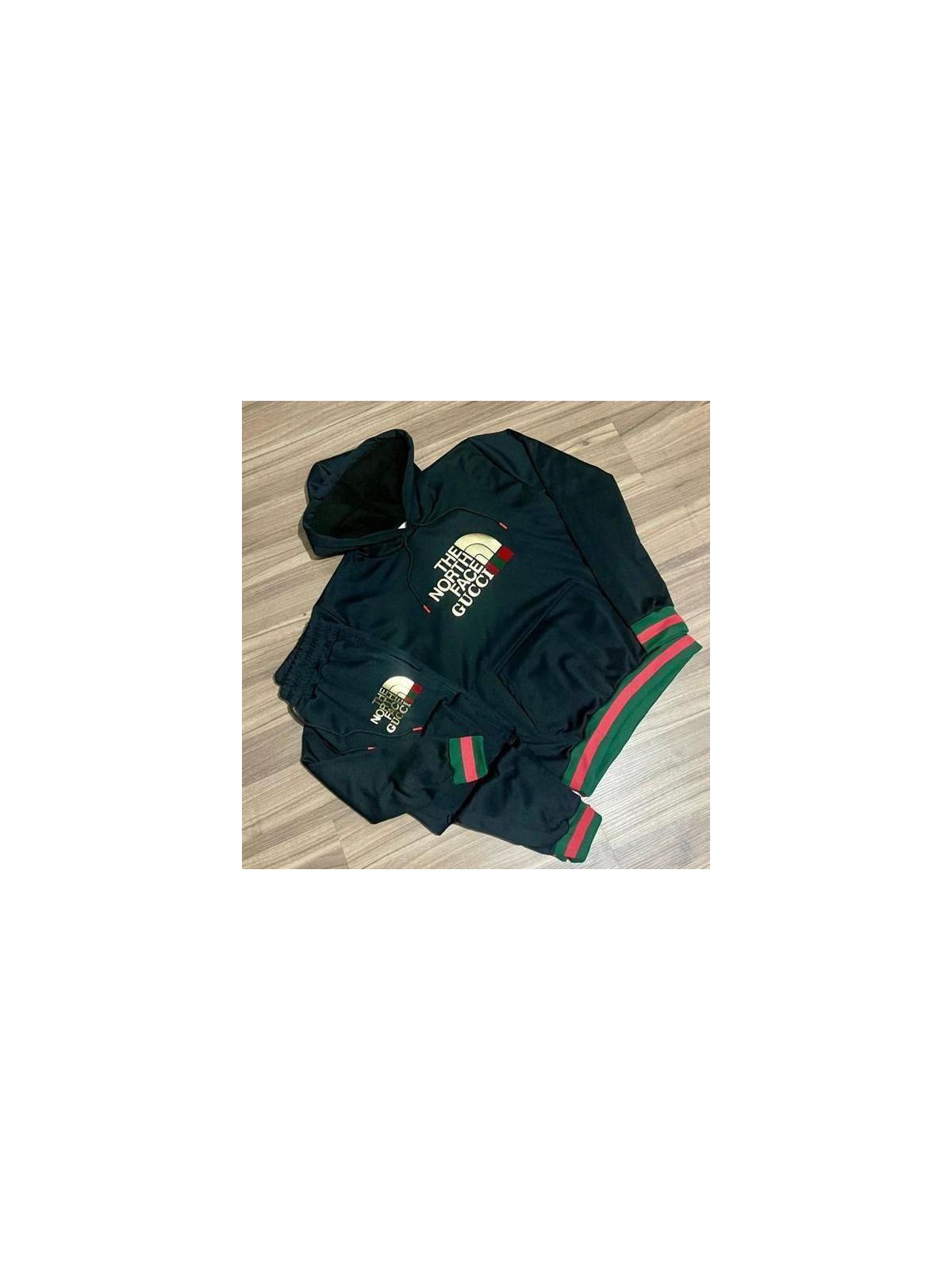 Conjunto Moletom Gucci Preto - 00918 - Conceito 62