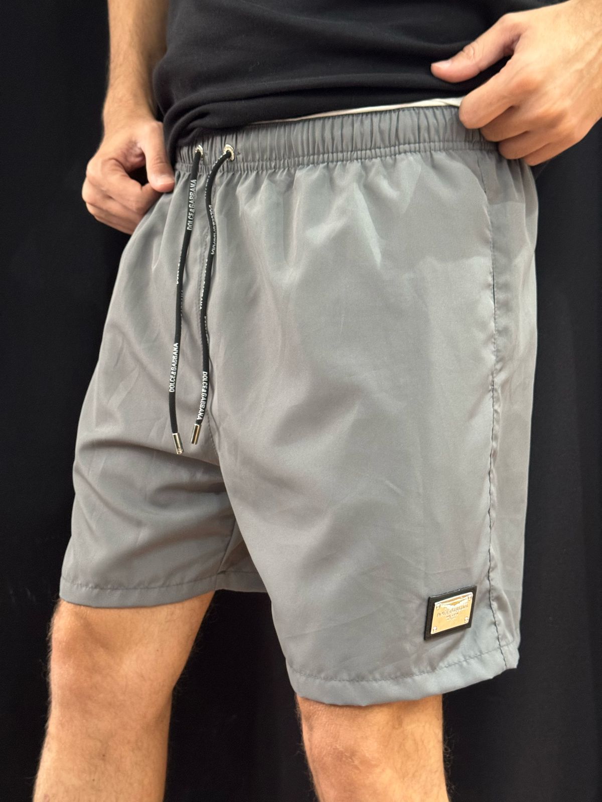 Short Ultra Griffe Forrado DG Cinza - 00729 - Conceito 62