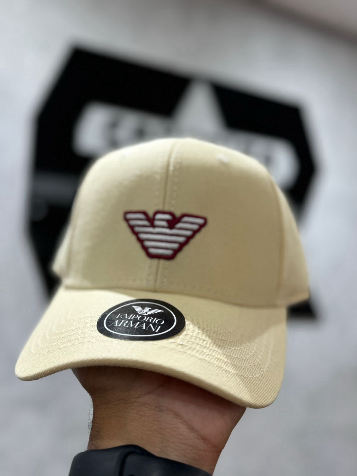 Boné Armani Bege - 00772 - Conceito 62