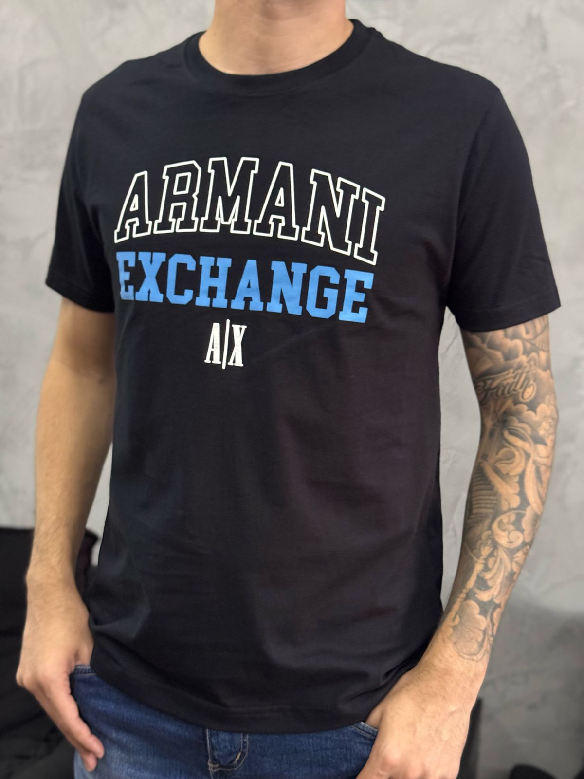 Camiseta Premium AX Preto - 01139 - Conceito 62