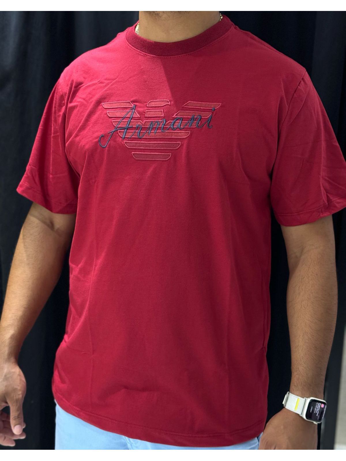 Camiseta Premium Armani Vinho - 01148 - Conceito 62