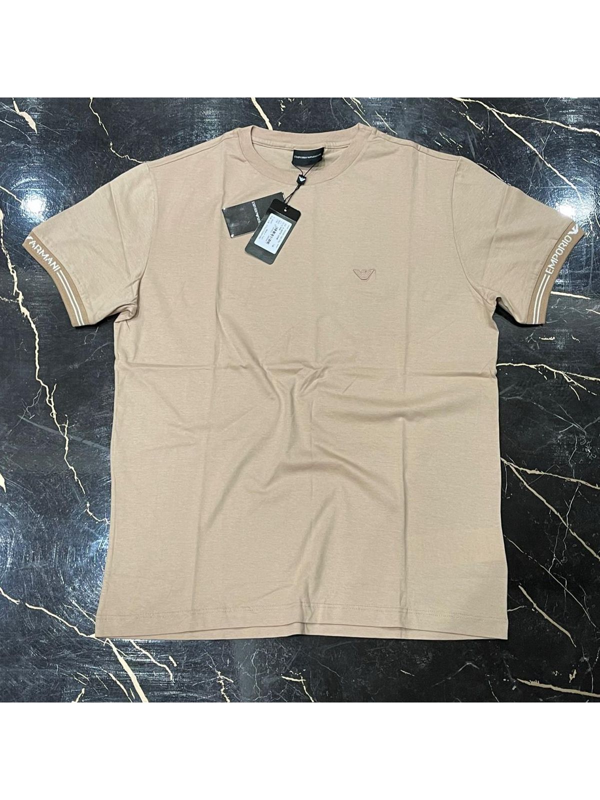 Camiseta Peruana Armani Bege - 01449 - Conceito 62