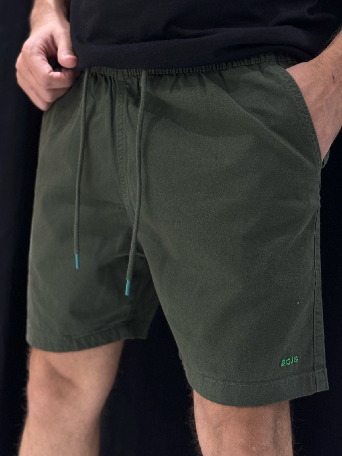 Short Sarja BSS - Verde Musgo - 01723 - Conceito 62